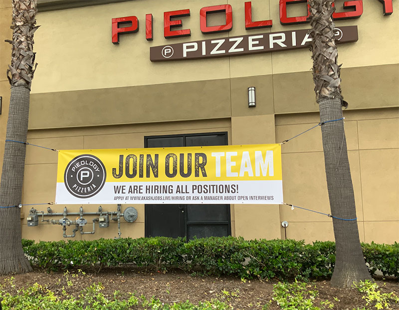 Buy Now Hiring Banners and Signs in San Diego