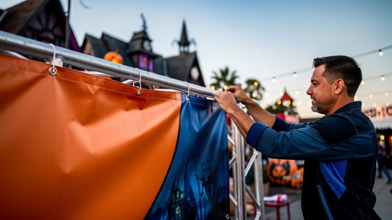 Halloween & Fall Event Graphics: Banners and Displays for San Diego Pop-Ups